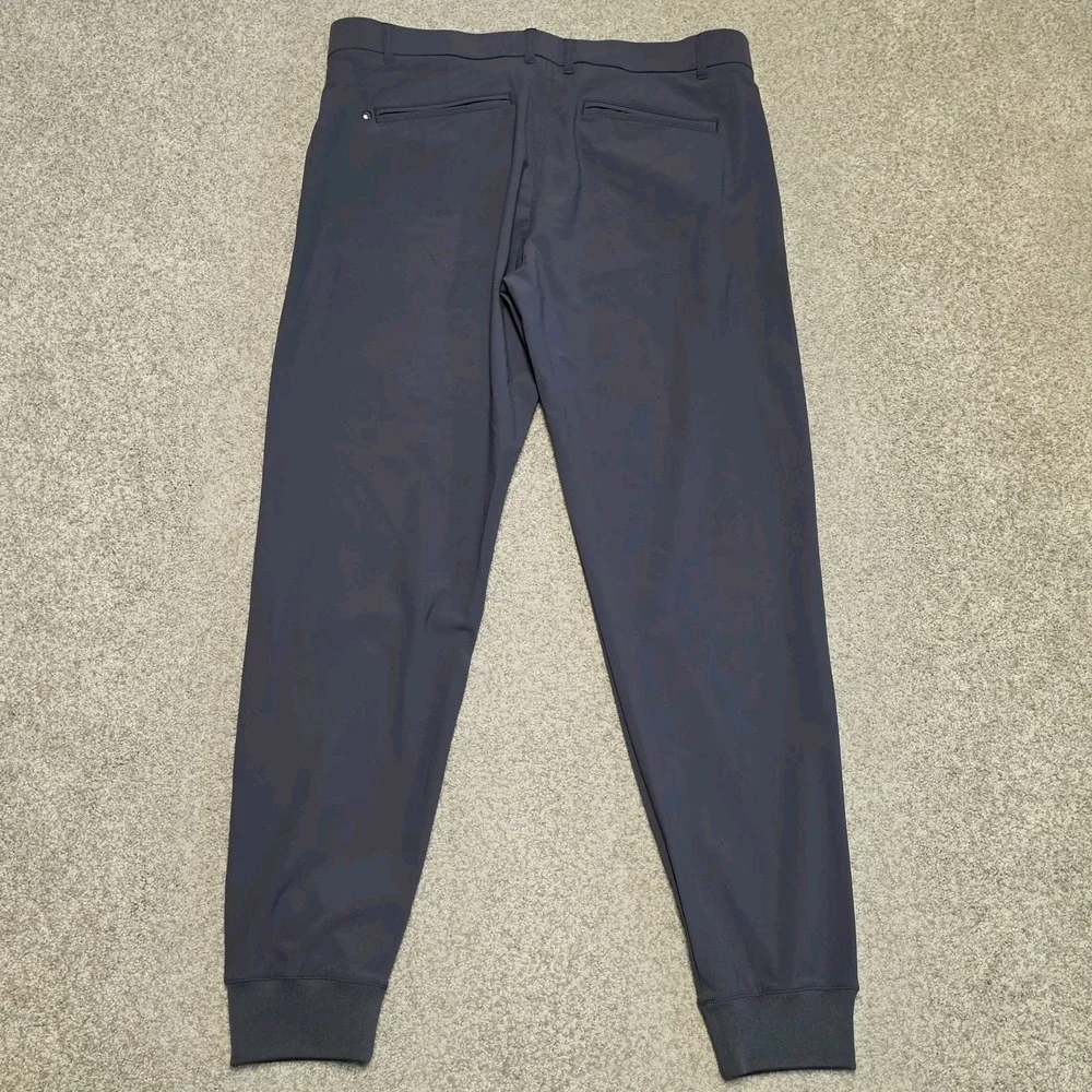Greyson Montauk Jogger Men's 35 (36x30) Blue/Grey Stretch Performance Golf